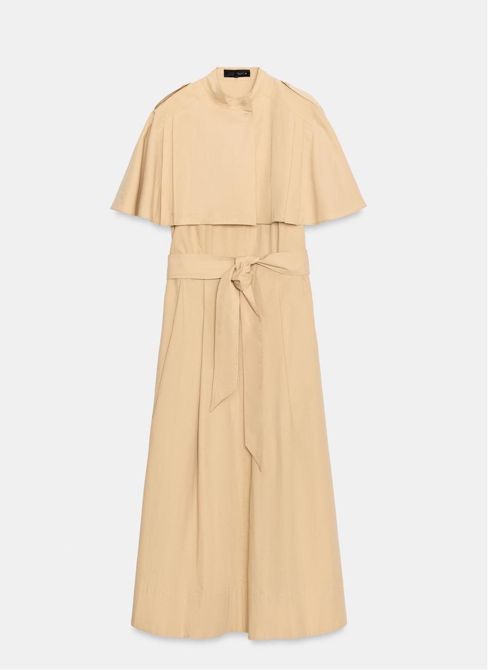 ZARA ZW COLLECTION CAPE SHIRT DRESS